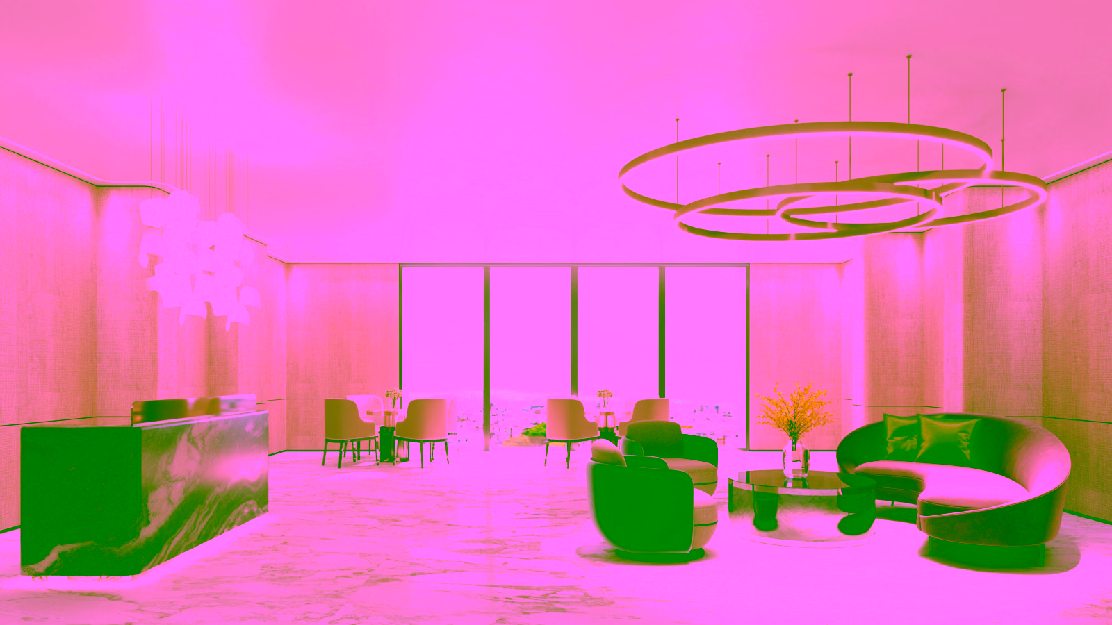 modern luxury hotel lobby