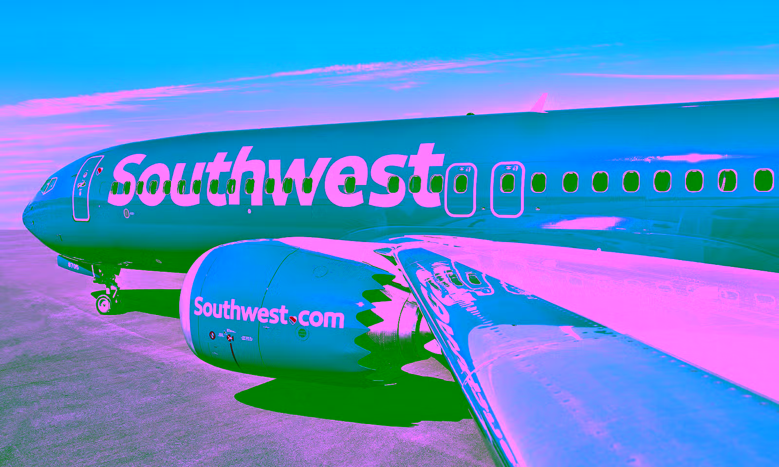southwest airlines plane