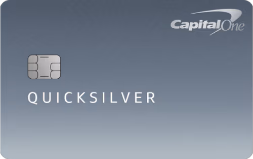 Capital One QuicksilverOne Cash Rewards card image